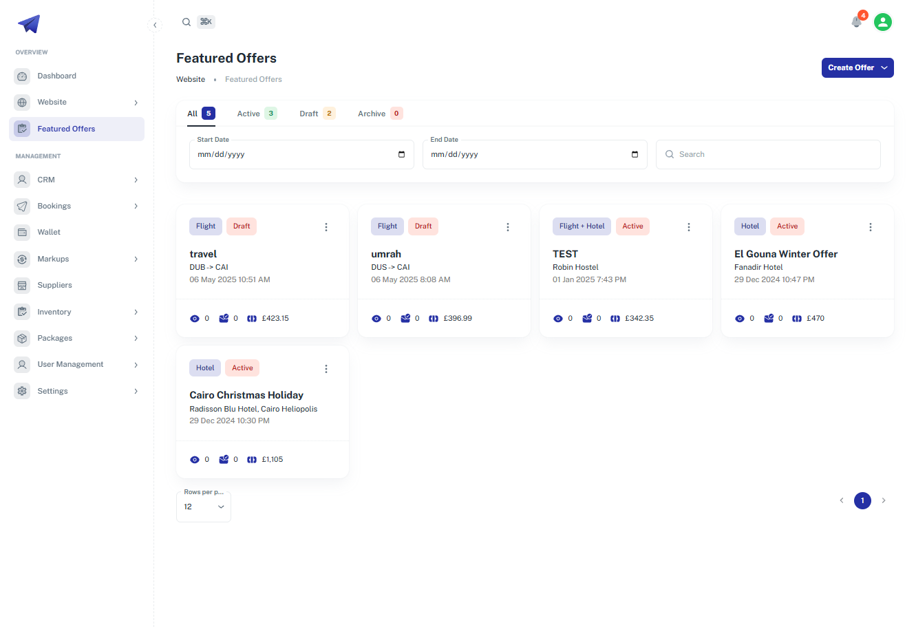 Tripon: Featured offers